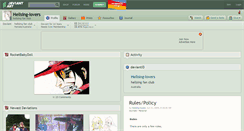 Desktop Screenshot of hellsing-lovers.deviantart.com