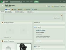 Tablet Screenshot of noah-saunders.deviantart.com