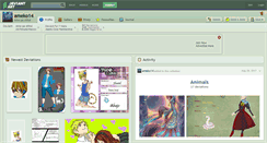 Desktop Screenshot of ameko14.deviantart.com