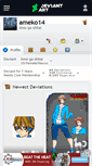Mobile Screenshot of ameko14.deviantart.com