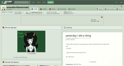 Desktop Screenshot of emeraldwhitemermaid.deviantart.com