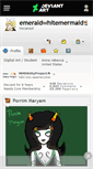 Mobile Screenshot of emeraldwhitemermaid.deviantart.com