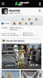Mobile Screenshot of eiyuclub.deviantart.com