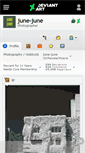 Mobile Screenshot of june-june.deviantart.com