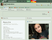 Tablet Screenshot of highflyingswallows.deviantart.com