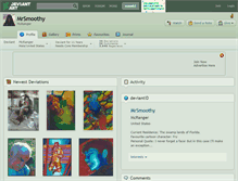 Tablet Screenshot of mrsmoothy.deviantart.com
