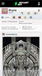 Mobile Screenshot of dvynx.deviantart.com