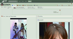 Desktop Screenshot of erinsparian.deviantart.com