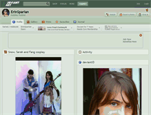 Tablet Screenshot of erinsparian.deviantart.com