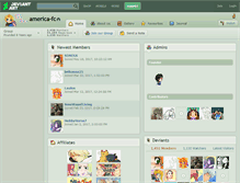 Tablet Screenshot of america-fc.deviantart.com