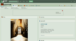 Desktop Screenshot of poisonrouge.deviantart.com