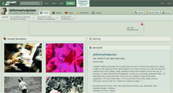 Desktop Screenshot of dothemashedpotato.deviantart.com