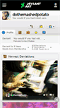 Mobile Screenshot of dothemashedpotato.deviantart.com