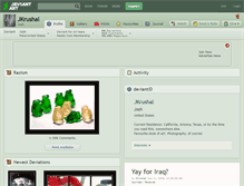 Tablet Screenshot of jkrushal.deviantart.com