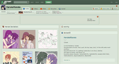 Desktop Screenshot of harukaxkanata.deviantart.com