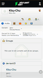 Mobile Screenshot of kisu-chu.deviantart.com