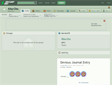 Tablet Screenshot of kisu-chu.deviantart.com