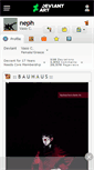 Mobile Screenshot of neph.deviantart.com