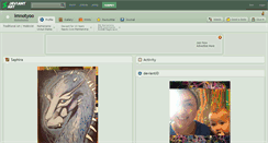 Desktop Screenshot of imnotyoo.deviantart.com