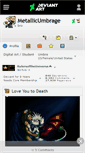 Mobile Screenshot of metallicumbrage.deviantart.com