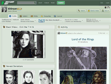 Tablet Screenshot of khinson.deviantart.com