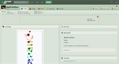 Desktop Screenshot of manfromsun.deviantart.com