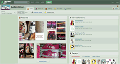 Desktop Screenshot of customkicks.deviantart.com