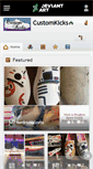 Mobile Screenshot of customkicks.deviantart.com