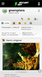 Mobile Screenshot of greensphera.deviantart.com