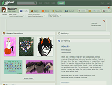Tablet Screenshot of nsxx99.deviantart.com