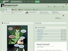 Tablet Screenshot of painapple-teriyaki.deviantart.com