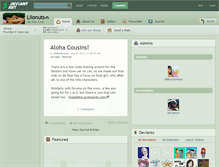 Tablet Screenshot of lilonuts.deviantart.com