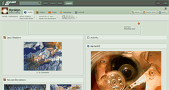 Desktop Screenshot of myrddyn.deviantart.com