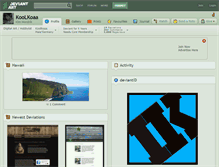 Tablet Screenshot of koolkoaa.deviantart.com
