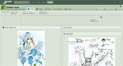 Desktop Screenshot of golden--eyes.deviantart.com