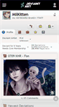 Mobile Screenshot of milkitten.deviantart.com