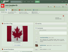 Tablet Screenshot of i-am-canadian-eh.deviantart.com