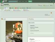 Tablet Screenshot of emerich.deviantart.com