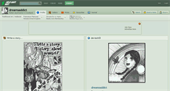 Desktop Screenshot of dreamsaddict.deviantart.com