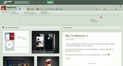Desktop Screenshot of maysunny.deviantart.com