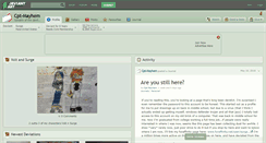Desktop Screenshot of cpt-mayhem.deviantart.com