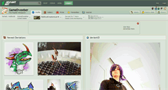 Desktop Screenshot of gamedweeber.deviantart.com