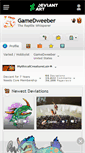 Mobile Screenshot of gamedweeber.deviantart.com