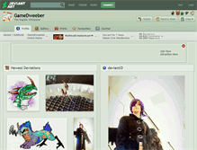 Tablet Screenshot of gamedweeber.deviantart.com