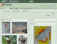 Tablet Screenshot of miyukisasaki.deviantart.com