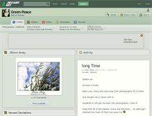 Tablet Screenshot of green-peace.deviantart.com