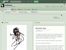 Tablet Screenshot of mailreaper.deviantart.com