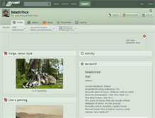 Tablet Screenshot of beastvince.deviantart.com