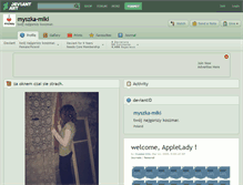 Tablet Screenshot of myszka-miki.deviantart.com