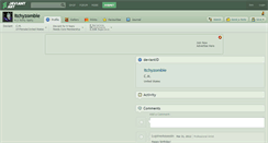 Desktop Screenshot of itchyzombie.deviantart.com